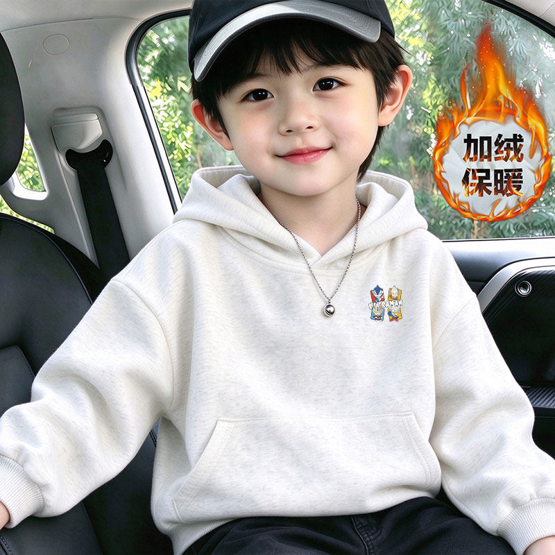 纯色炸街秋装上衣连帽卫衣