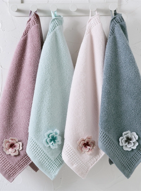 金号A类毛巾纯棉GA1740WH毛巾柔软吸水情侣全棉擦脸家用时尚挂绳