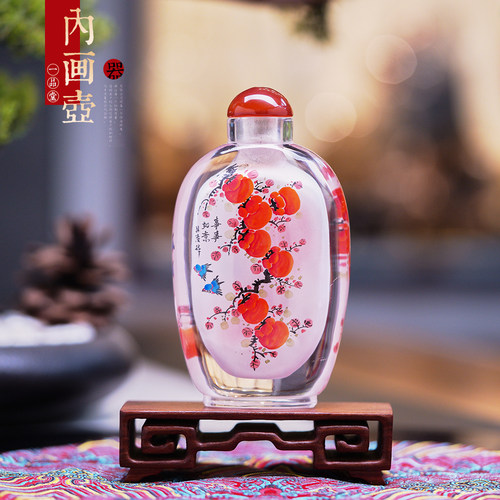 一品堂内画鼻烟壶中国风