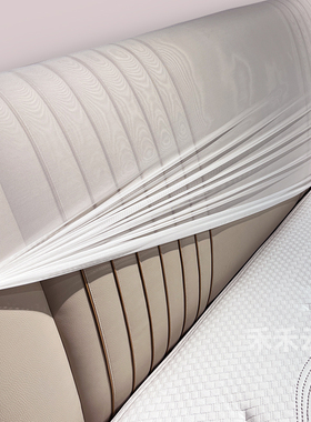 透明防尘床头套罩高弹力隐形免清理床头全包保护罩柔软服贴可拆洗