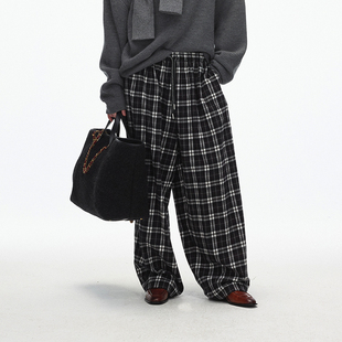 ECHOADE延续经典 松紧腰设计慵懒松弛感宽松阔腿裤