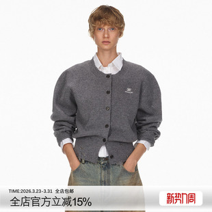 细腻绵羊毛独特破洞针织开衫 ECHOADE经典 之选