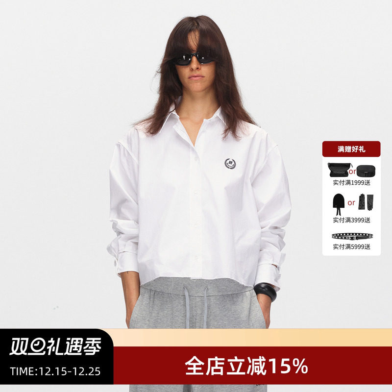 ECHOADE可拆卸下摆长袖衬衫