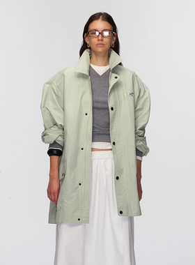 ECHOADE经典时髦 长期主义轻机能风大廓形设计中长款宽松夹克外套