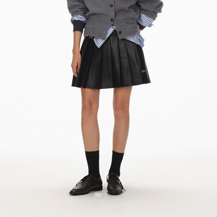 ECHOADE柔韧蛋白皮质 型褶裥设计百褶短裙 利落版