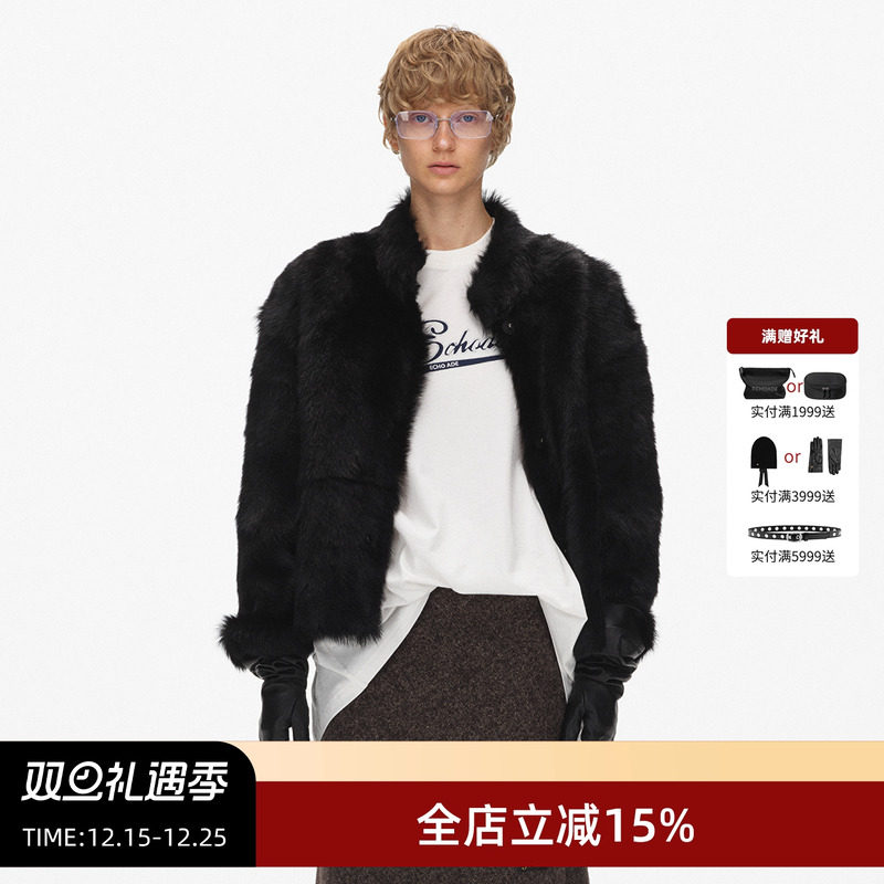 ECHOADE皮毛一体皮草外套