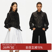ECHOADE经典 土耳其进口100%绵羊皮喷蜡工艺皮衣夹克外套 摩登