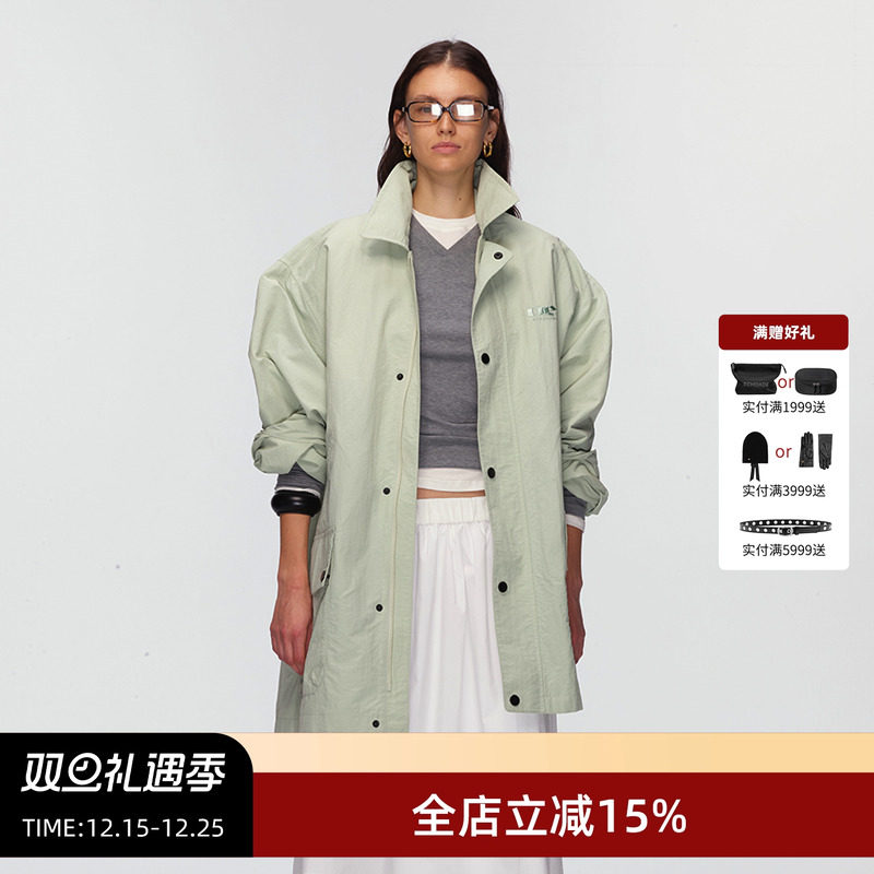 ECHOADE大廓形中长款宽松夹克