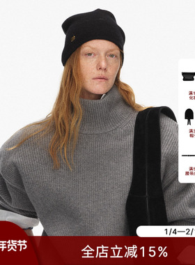 ECHOADE经典帽型 细腻柔软蝴蝶结毛线帽