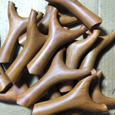 金星檀直板飞虎纯实木户外实战弹弓原木抛光无漆无胶可把玩可实战