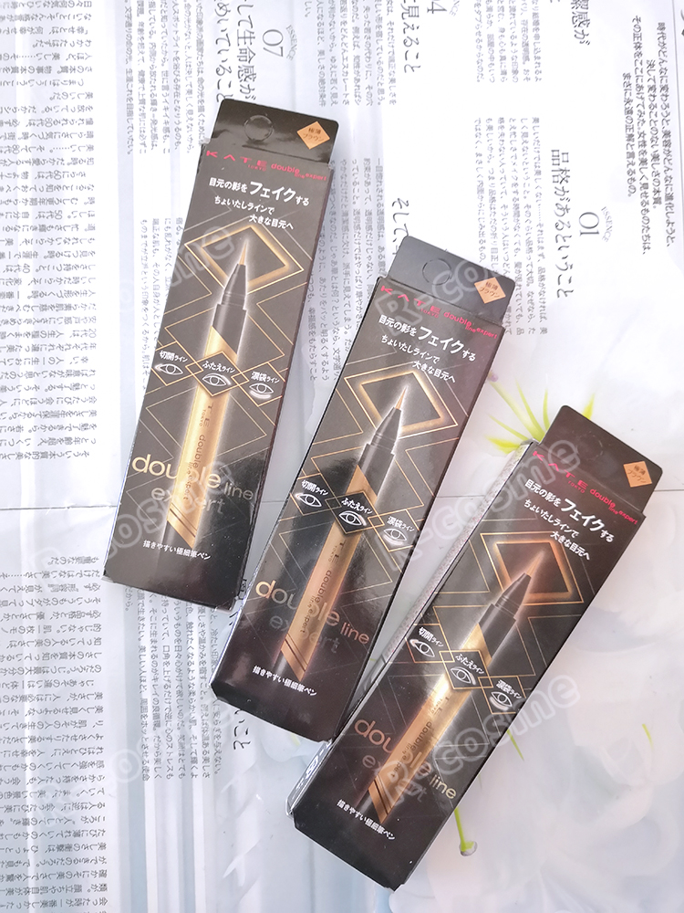 新款~ 日本嘉娜寶KATE巧飾雙眼皮造型筆 纖細眼線液筆 防水不暈染