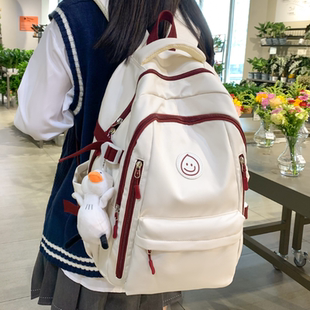 小学生初中生高中学生高颜值背包双肩包 书包少女生大学生2022新款