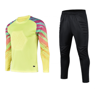 足球守门员球衣装备儿童全套专业防撞门将服防摔长袖长裤套装服装