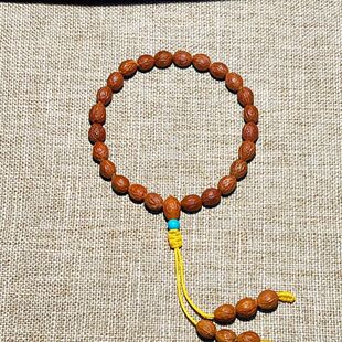 野生酸枣核凤眼菩提长串脖挂手串手持手机链天然桶珠形圆柱形老型