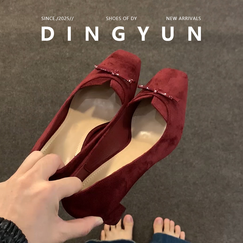 蝴蝶结优雅气质高级版好看女单鞋