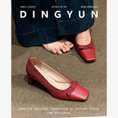 dingyun丁允高跟鞋 新中式 秀禾订婚鞋 女粗跟单鞋 红色敬酒鞋 羊皮版