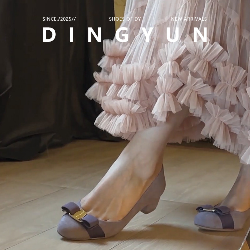 百搭舒适高跟鞋气质通勤单鞋