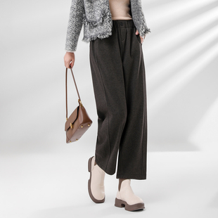 200斤松紧腰加绒加厚哈伦老爹裤 2025秋冬新款 胖mm大码 宽松休闲裤