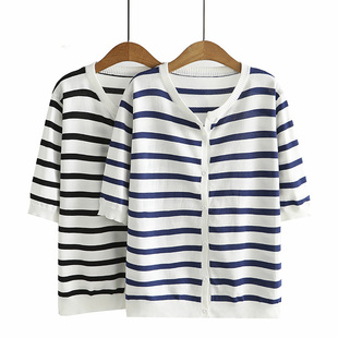 胖mm冰丝开衫 大码 2022年新款 女200斤盐系穿搭轻熟夏装 t恤 针织短袖