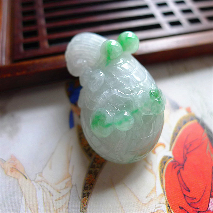 玉福龙天然翡翠翡翠福袋