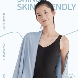 迪卡侬速干浴巾游泳毛巾吸水巾便携沙滩巾运动保暖温泉成人女IVD2