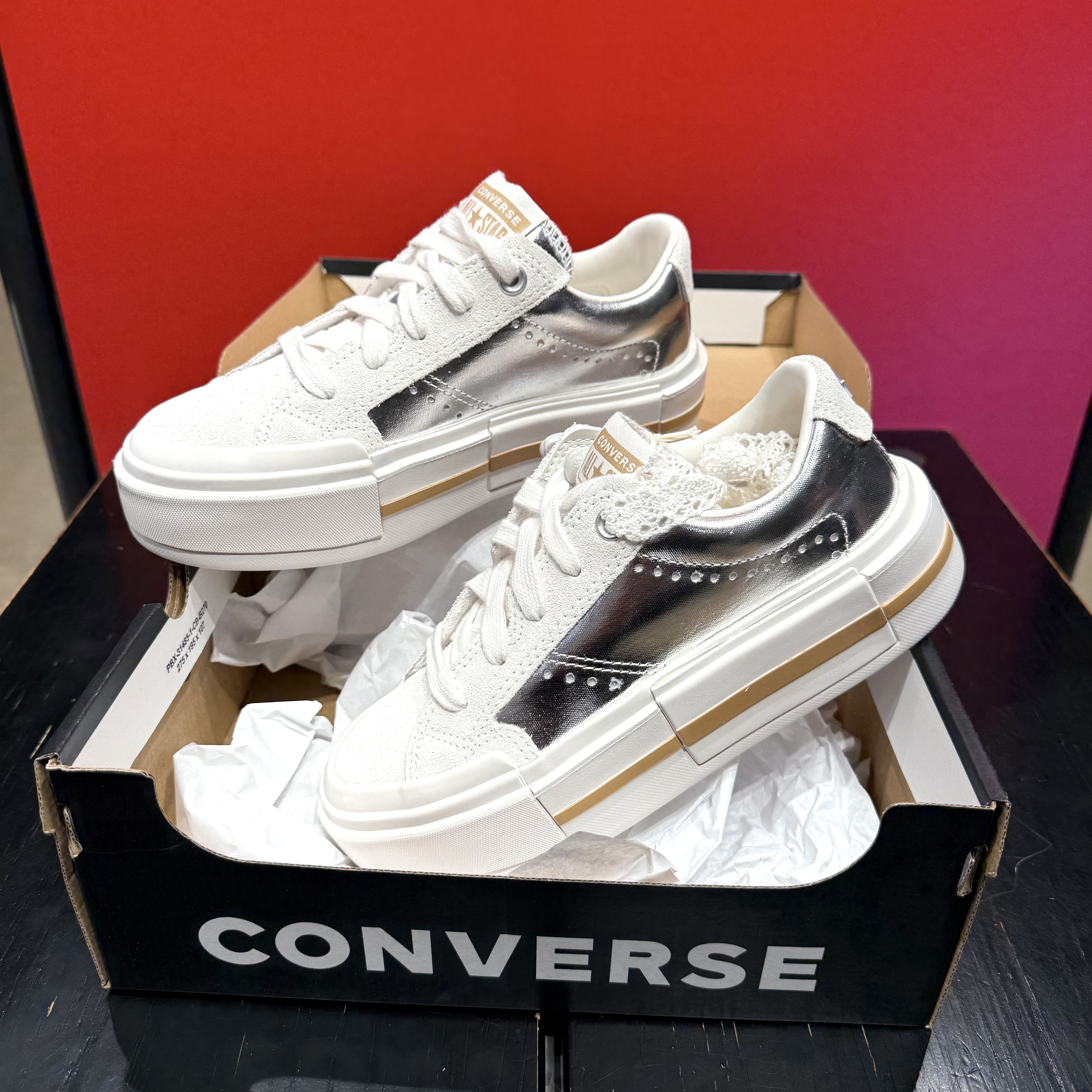 CONVERSE匡威悠游Cruise未来银男女厚底鞋UU鞋休闲滑板鞋 A15190C图片