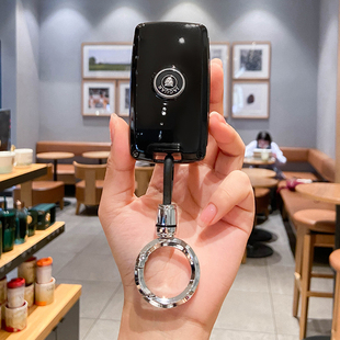 适用捷豹XFL钥匙套专用XEL壳XJL汽车FPACE扣FTYPE包XE高档改装扣