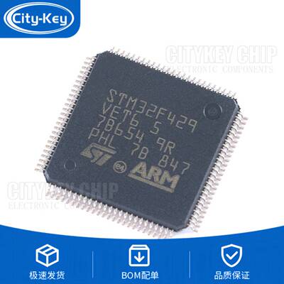 STM32F429VET6 LQFP-100 ARM Cortex-M4 32位微控制器-MCU