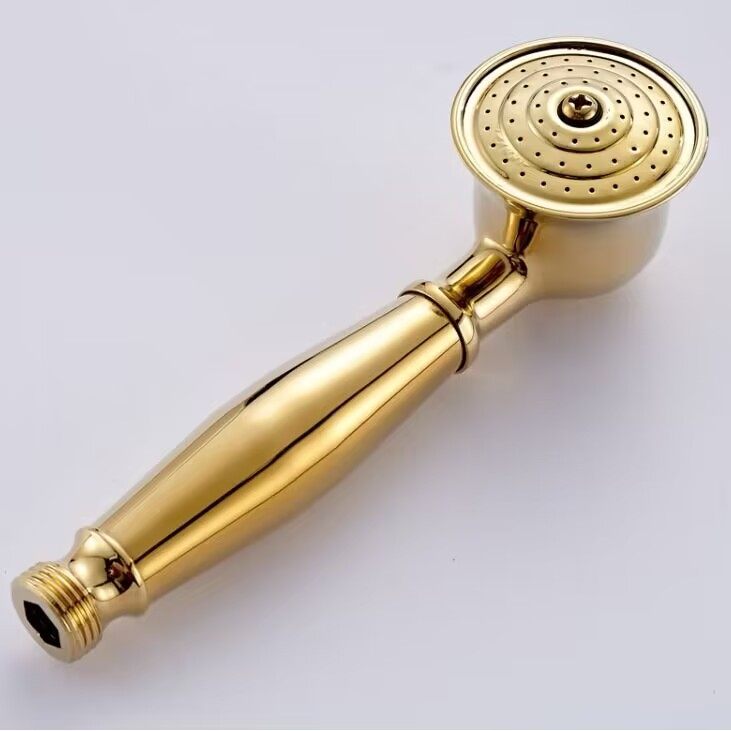 金色喷头全铜冷热淋浴器手持花洒