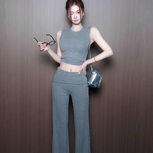 【舒适到骨】文文私服 纯色简约休闲上衣+裤子套装WWX6TZ1396