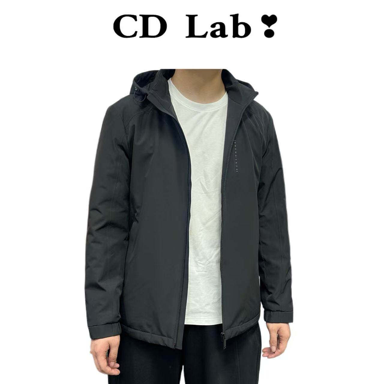 新款男士连帽2025冬季新品厚款商务休闲夹克简约百搭保暖潮流时尚