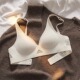 无痕内衣女舒适小胸聚拢薄款 无钢圈胸罩收副乳果冻条美背运动文胸