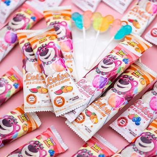 迪士尼双味棒棒糖儿童解馋零食结婚订婚婚庆喜糖婚宴招待糖果批发