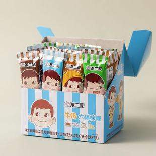 不二家大棒棒糖牛奶味水果味网红儿童糖果宝宝生日大礼包小零食