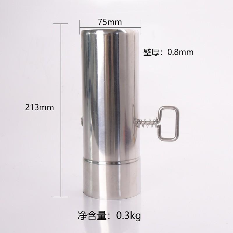 柴火灶加厚不锈钢白铁烟囱管取暖