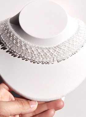 纯手工米珠项链复古仙女配饰