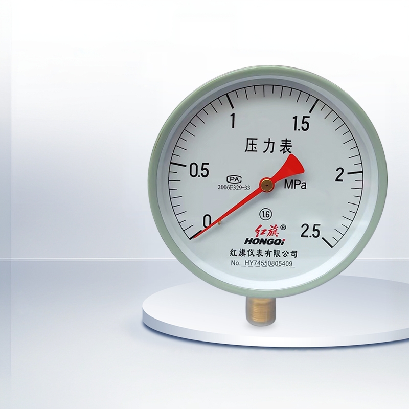 红旗锅炉蒸汽管道普通压力表