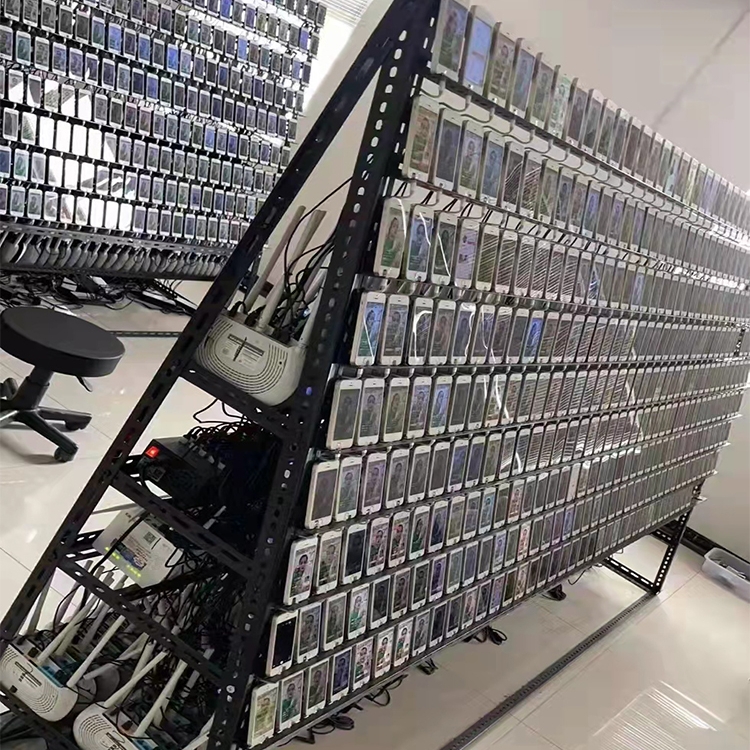 新款手机架工作室微商手游批量群控多台平板充电云控散热桌面支架