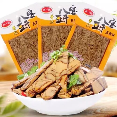 【整箱】郝一锅八宝豆干五香香辣味180g 开袋即食零食凉拌菜火锅