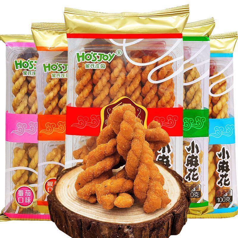 侯氏麻花零食咸香酥脆麻辣多口味