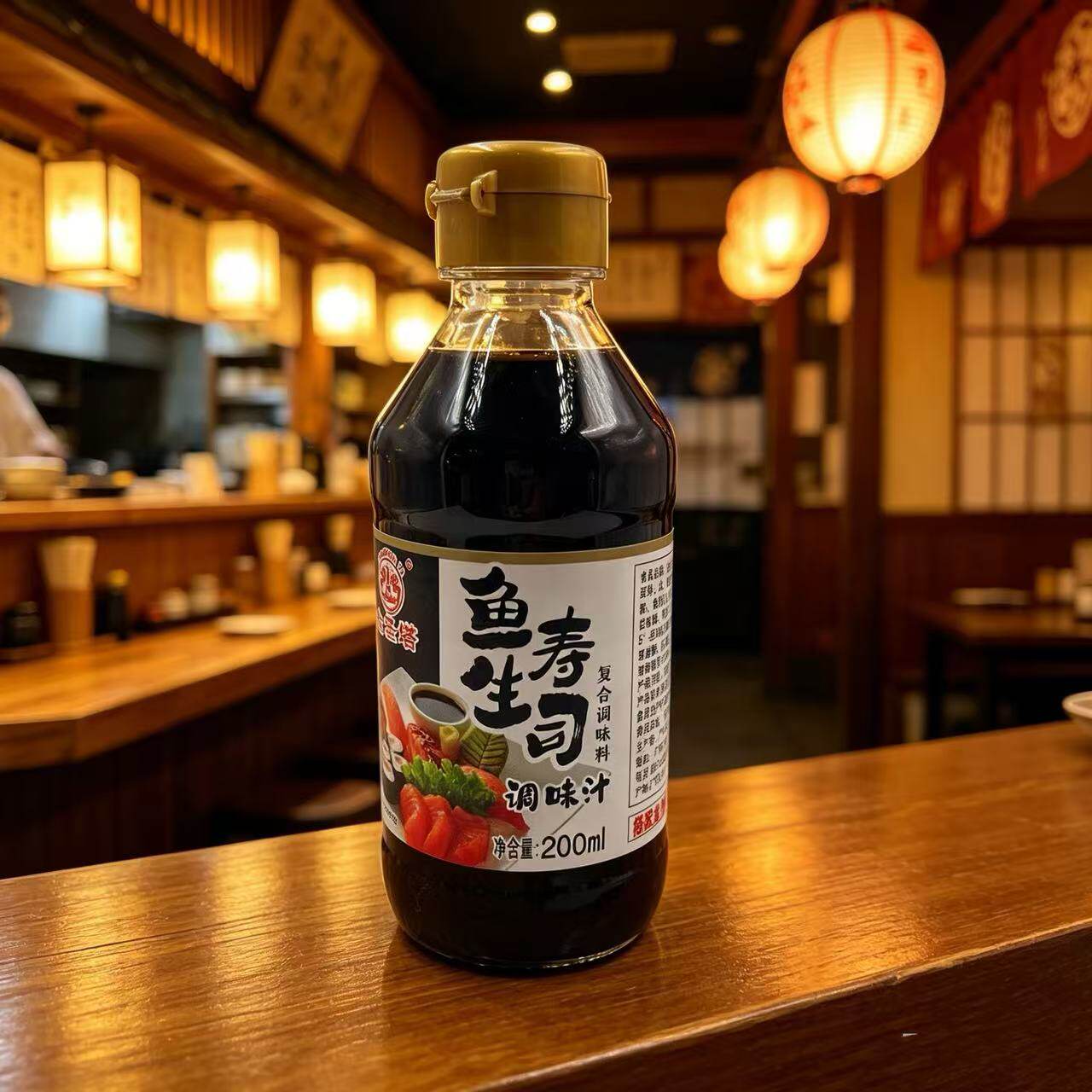金圣塔日式鱼生调味汁200ml寿司刺身三文鱼海鲜调料蘸酱