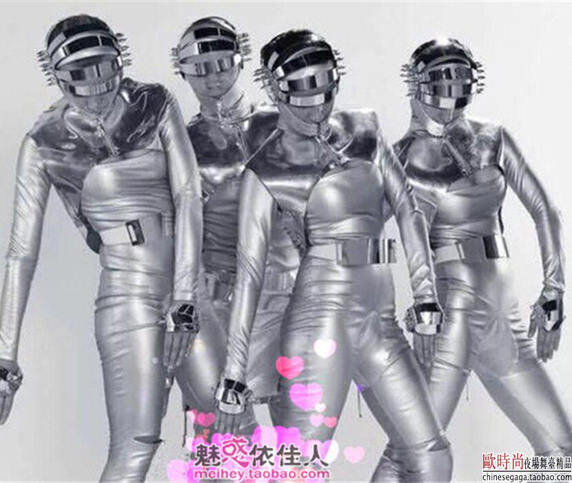 夜店酒吧dj领舞服GOGO秀商演大气舞台服装未来科技开场秀ds演出服