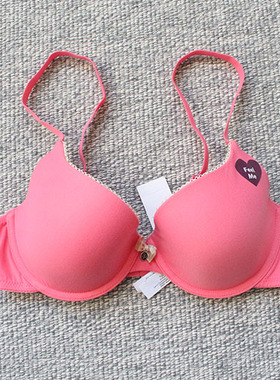 70CD75BCD80BD薄罩杯清爽透气舒适内衣 欧美外单纯色光面文胸