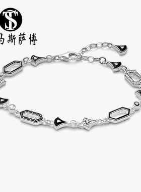 托马斯萨博纯银魅力风手链