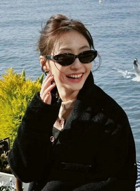 gm防紫外线猫眼复古ins男女墨镜