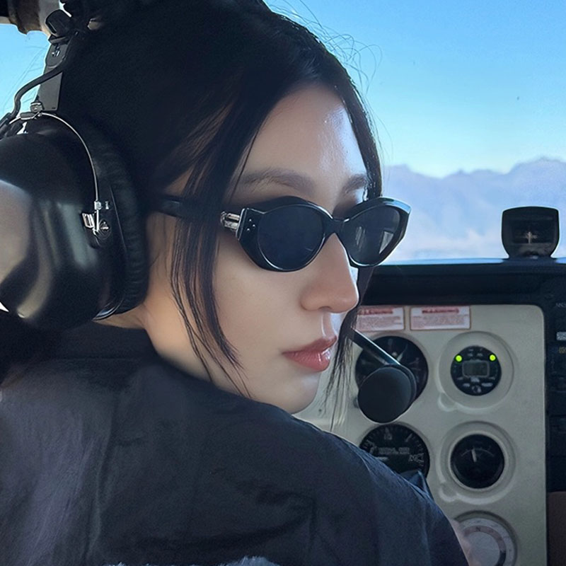 gm遮阳猫眼复古高级感男女墨镜