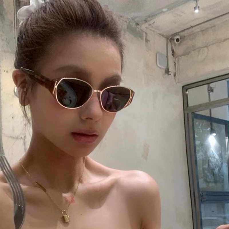 薯薯镜猫眼墨镜高级感防紫外线