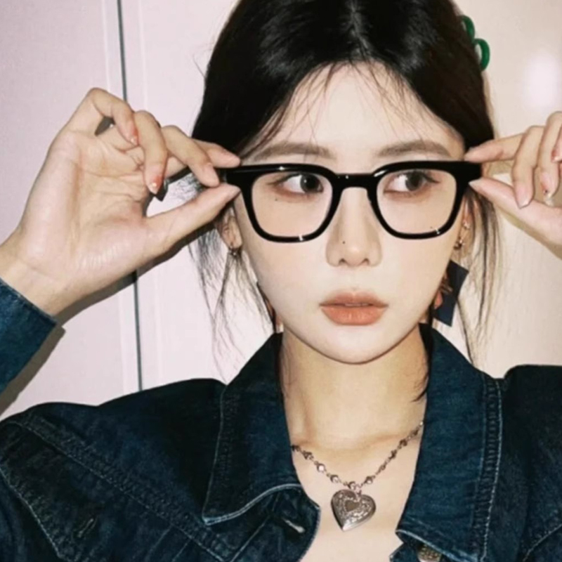 gm男女同款复古ins风TR眼镜框