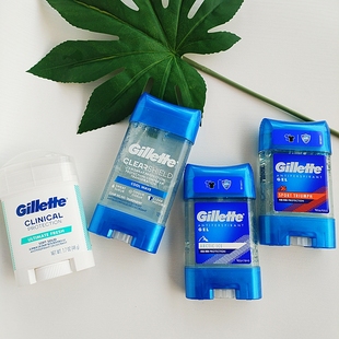 现货吉列Gillette男士止汗香体膏 啫喱ANTIPERSPIRANT