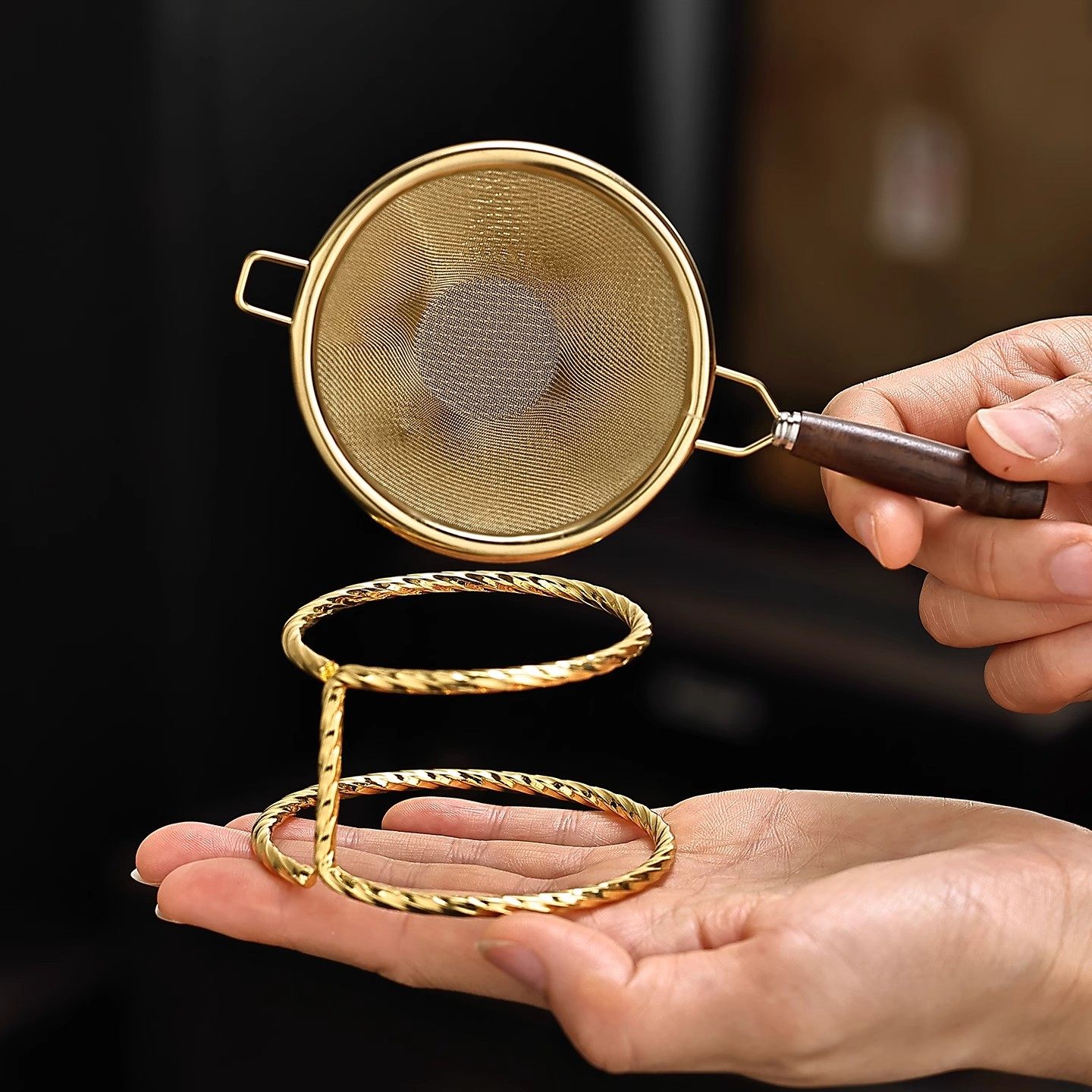 创意木柄过滤网不锈钢茶滤网双层过滤茶隔超细茶滤茶具公道杯漏斗,餐饮具,茶滤,淘宝优惠券,粉丝福利购,淘宝优惠卷